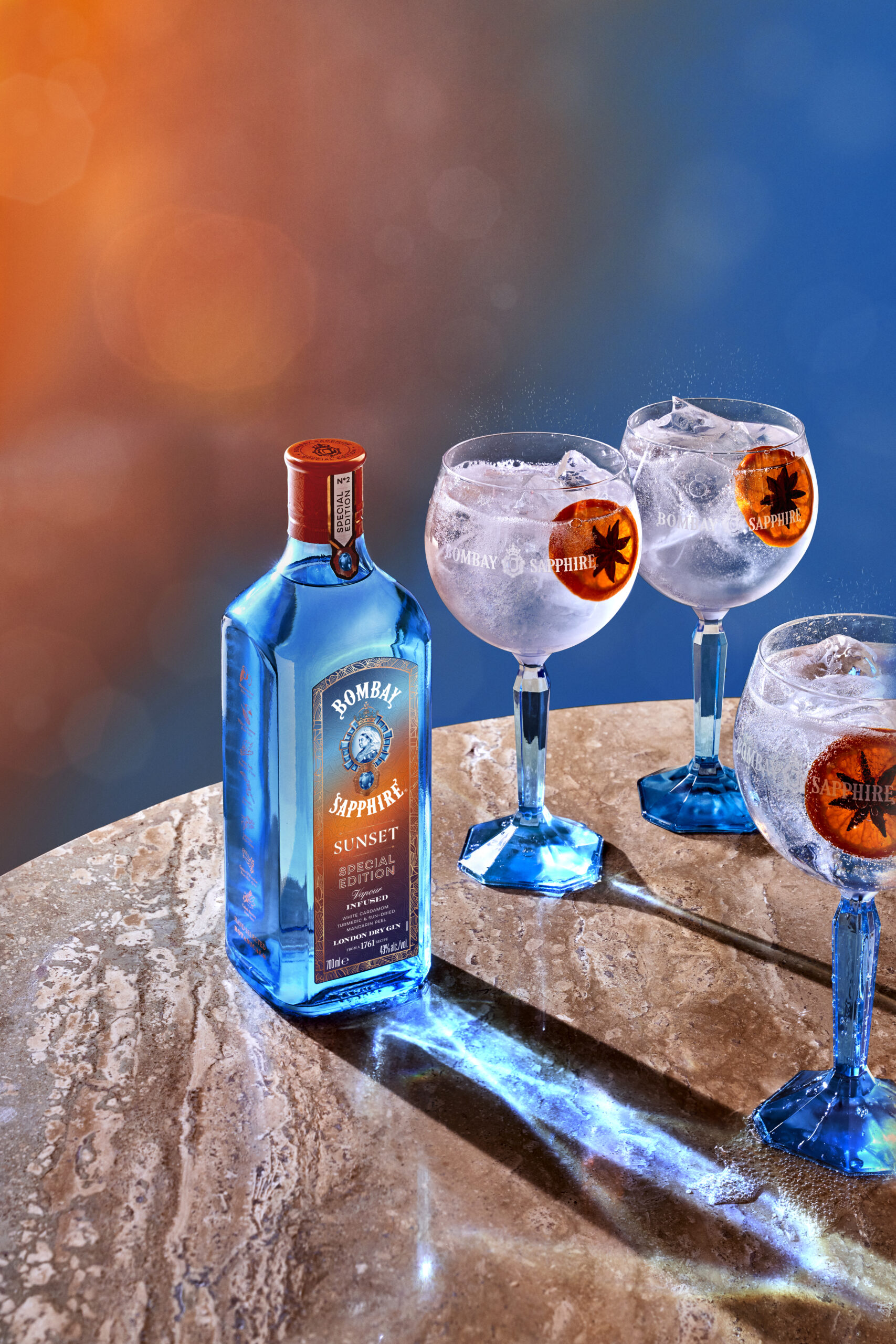 Bombay Sapphire Sunset - Un gin en édition limitée inspiré de la