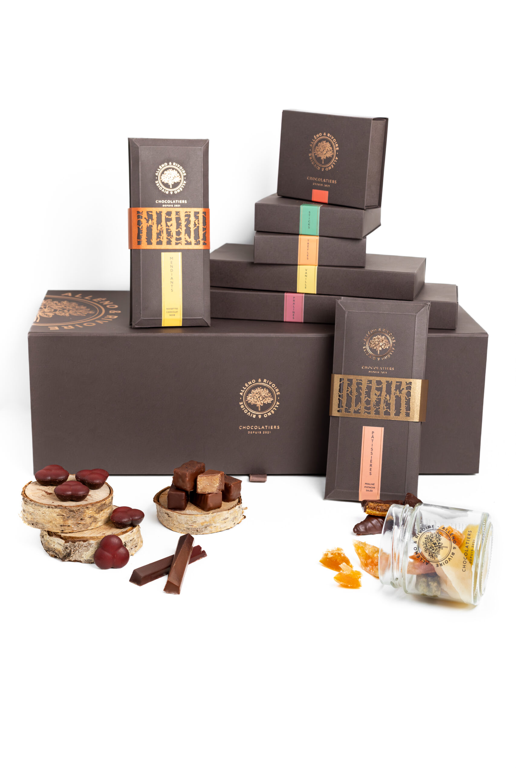 Assortiment de confits de fruits - Chocolat Alléno & Rivoire