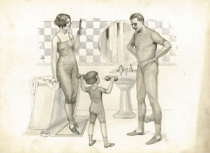 famille salle de bain -docteur Rasurel