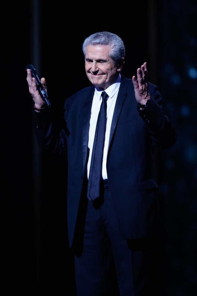 Claude LELOUCH portait une Montre Pierre Arpels Platine 42 mm, platine, laque noire et bracelet alligator.