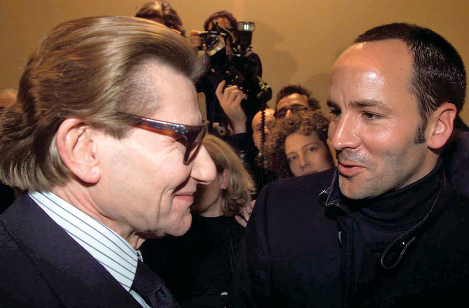 Yves Saint Laurent et Tom ford en 2000