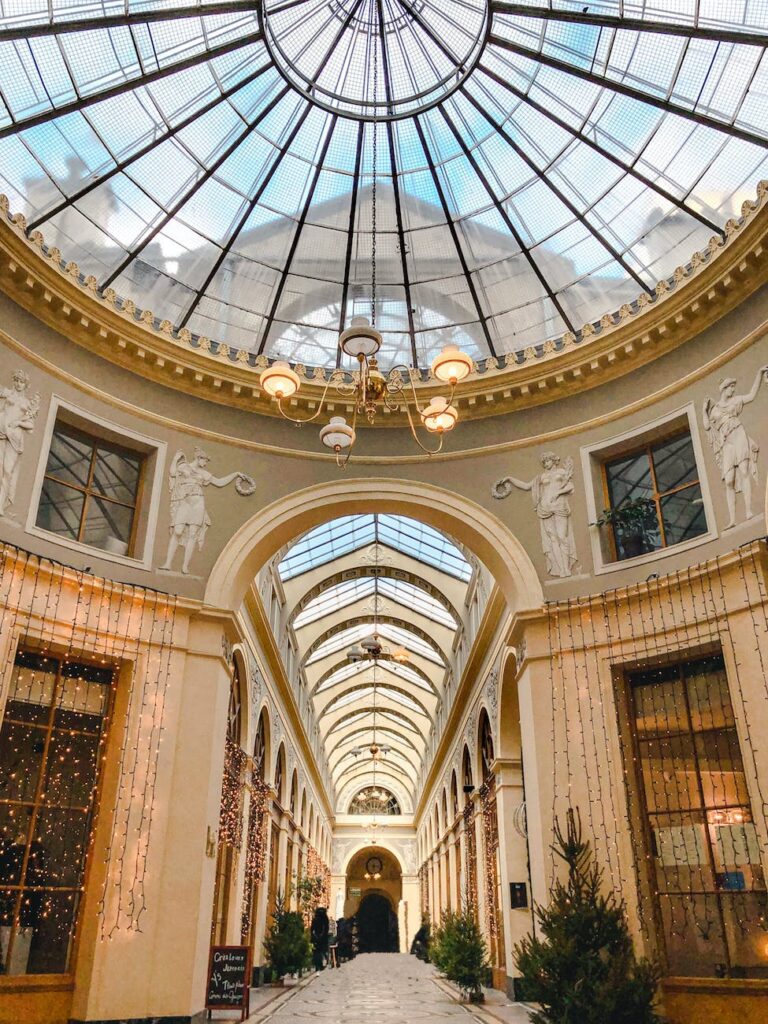 interior of the galerie vivienne