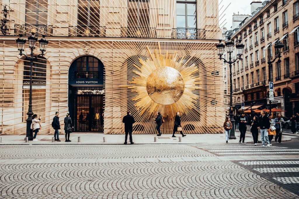 people walking on the street