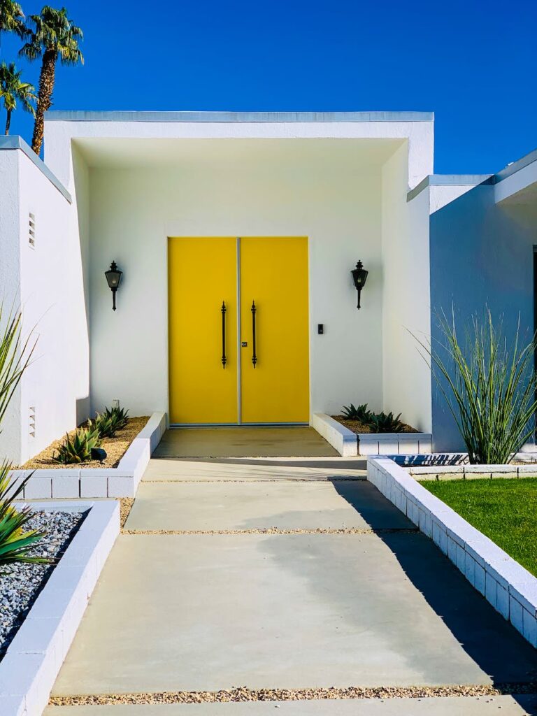 yellow door