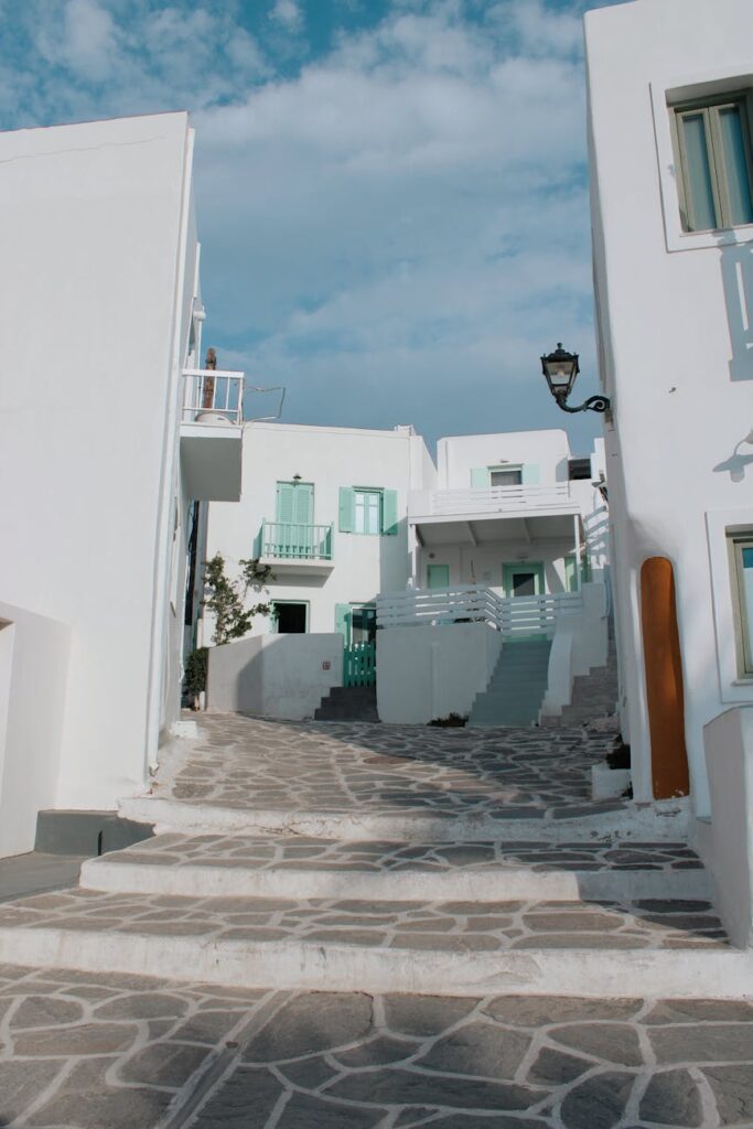 houses on paros island greece