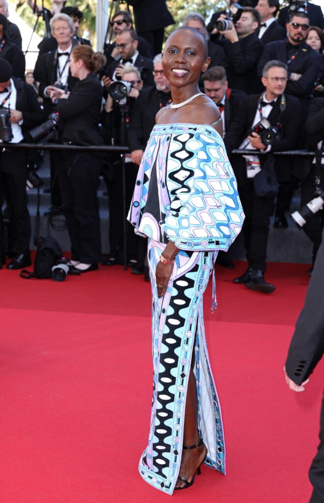 Eliane Umuhire Brille avec Montre Reverso Jaeger-LeCoultre Festival Cannes